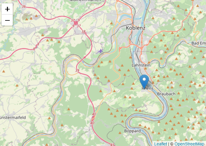 Karte OpenStreetMap - pelzArt Löf